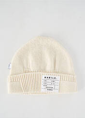 Bonnet beige HABILE pour unisexe seconde vue