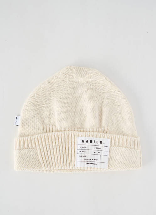 Bonnet beige HABILE pour unisexe