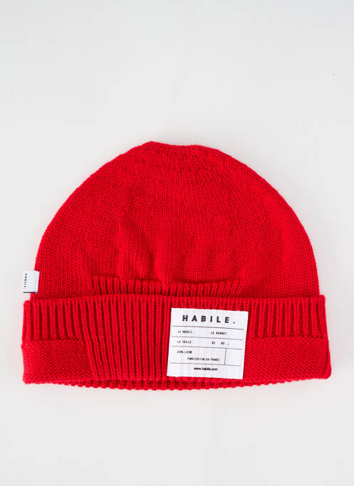 Bonnet rouge HABILE pour unisexe