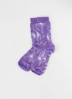 Chaussettes violet HABILE pour unisexe