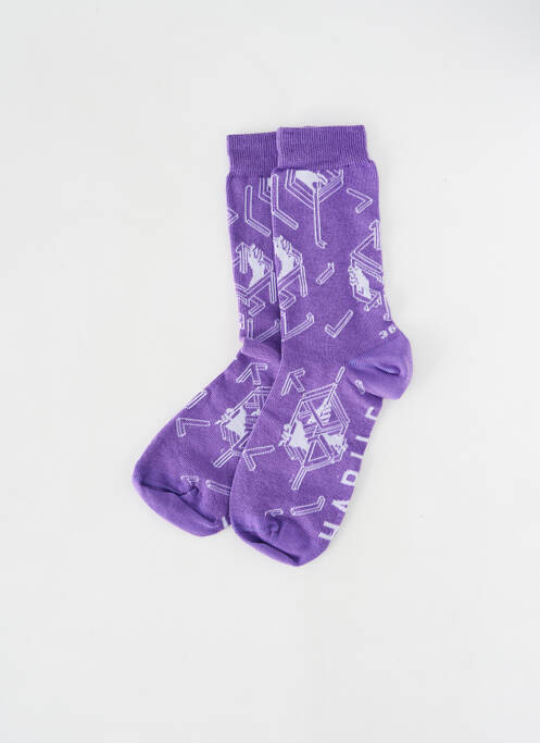 Chaussettes violet HABILE pour unisexe