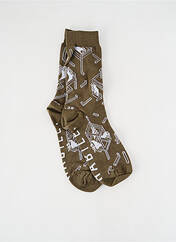 Chaussettes vert HABILE pour unisexe seconde vue