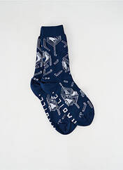Chaussettes bleu HABILE pour unisexe seconde vue
