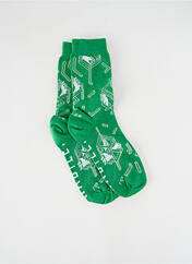 Chaussettes vert HABILE pour unisexe seconde vue