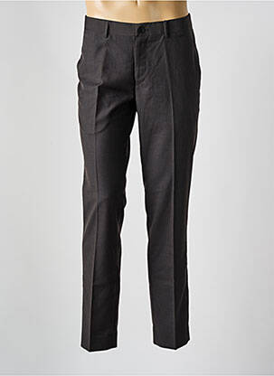 Pantalon chino tissage chiné taille basse gris ELEVEN PARIS homme