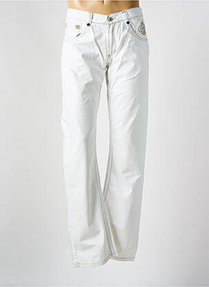 Jeans coupe slim stretch taille normale blanc OXBOW homme
