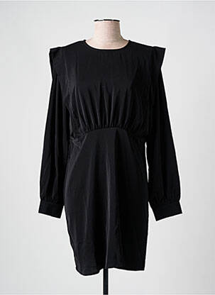 Robe courte manches longues manches longues noir LILI SIDONIO femme