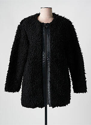 Manteau court poches sans capuche noir ELEVEN PARIS femme