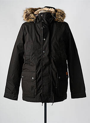 Parka finition intérieure fourrure synthétique a capuche noir VOLCOM femme