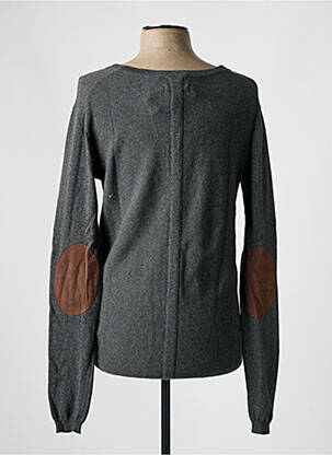Gilet manches longues col v gris ELEVEN PARIS homme