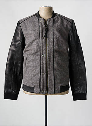 Blouson poches gris ELEVEN PARIS homme