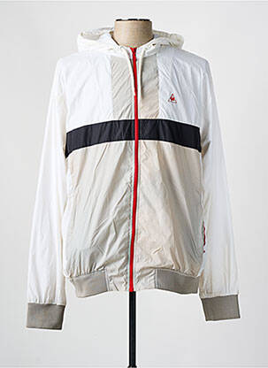 Coupe-vent poches a capuche beige LE COQ SPORTIF homme
