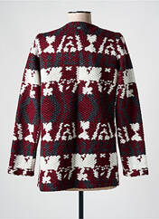 Gilet manches longues rouge LE TEMPS DES CERISES pour femme seconde vue