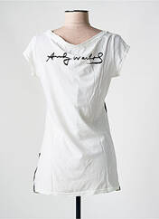 T-shirt beige ANDY WARHOL BY PEPE JEANS pour femme seconde vue