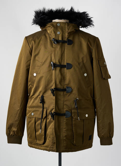 Parka manches longues sans capuche vert ELEVEN PARIS homme