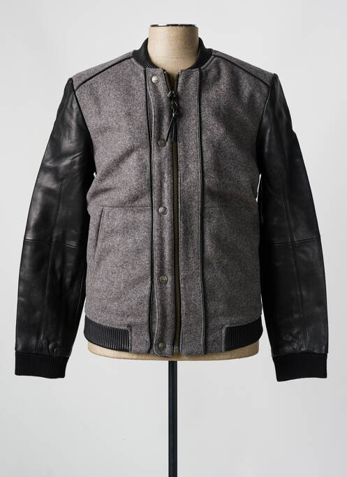 Blouson gris ELEVEN PARIS pour homme