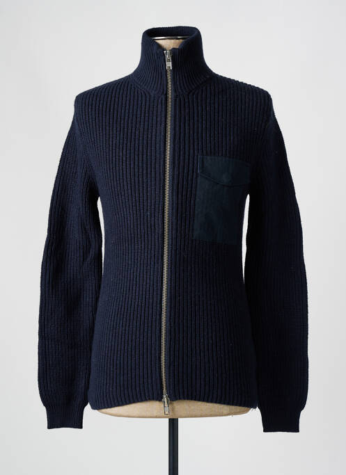 Gilet manches longues bleu MINIMUM pour homme