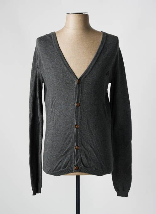 Gilet manches longues gris ELEVEN PARIS pour homme