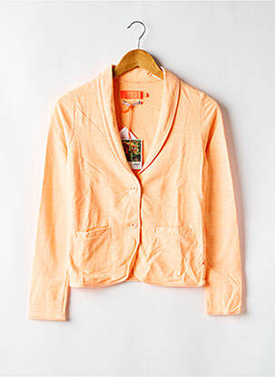 Blazer stretch orange LE TEMPS DES CERISES fille