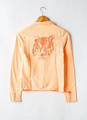 Blazer stretch orange LE TEMPS DES CERISES fille