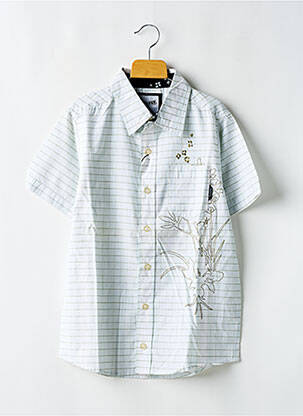 Chemise manches courtes broderie vert BILLABONG garcon