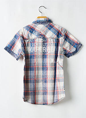 Chemise manches courtes poches bleu KAPORAL garcon