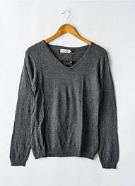 Pull stretch manches longues gris ELEVEN PARIS garcon