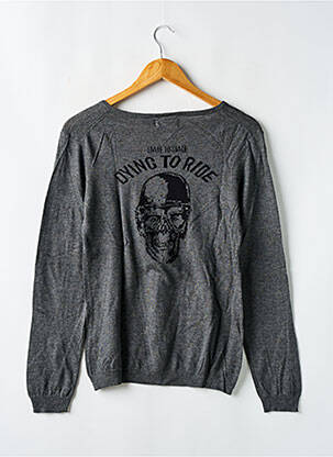 Pull stretch manches longues gris ELEVEN PARIS garçon