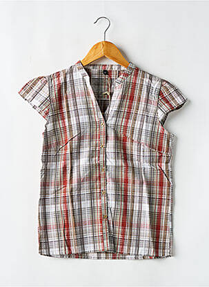 Chemisier manches courtes manches courtes orange RWD fille