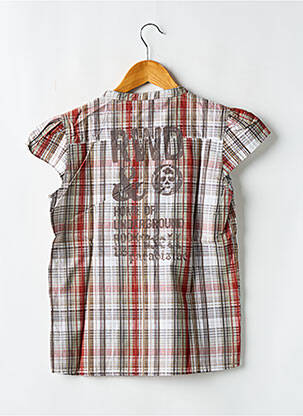 Chemisier manches courtes manches courtes orange RWD fille
