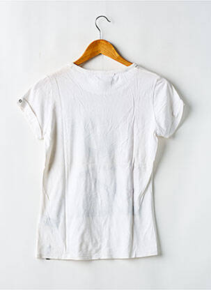 T-shirt coupe cintrée manches longues blanc ANDY WARHOL BY PEPE JEANS fille