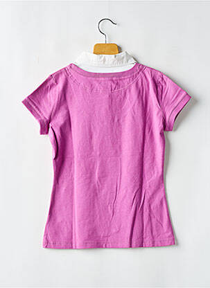T-shirt coupe cintrée manches courtes rose PEPE JEANS fille