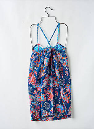 Robe mi-longue fines bretelles fines bretelles bleu PEPE JEANS fille