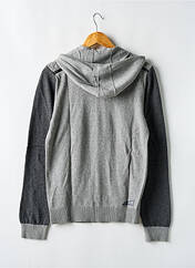 Gilet manches longues gris JAPAN RAGS pour garçon seconde vue