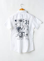 Chemise manches courtes blanc GUESS pour garçon seconde vue