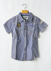 Chemise manches courtes bleu JAPAN RAGS pour garçon seconde vue