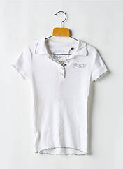 Polo blanc RWD pour fille seconde vue