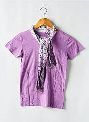 T-shirt violet GUESS pour fille seconde vue