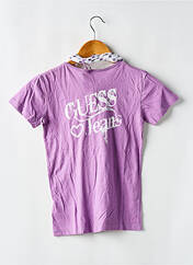 T-shirt violet GUESS pour fille seconde vue