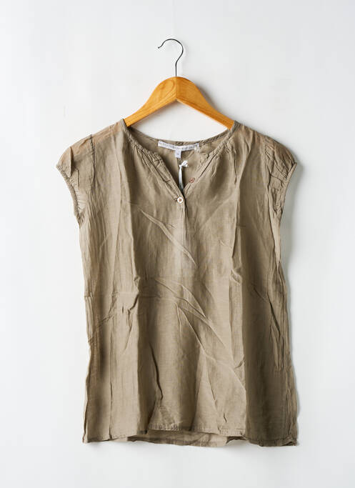 Blouse marron LA FEE MARABOUTEE pour fille