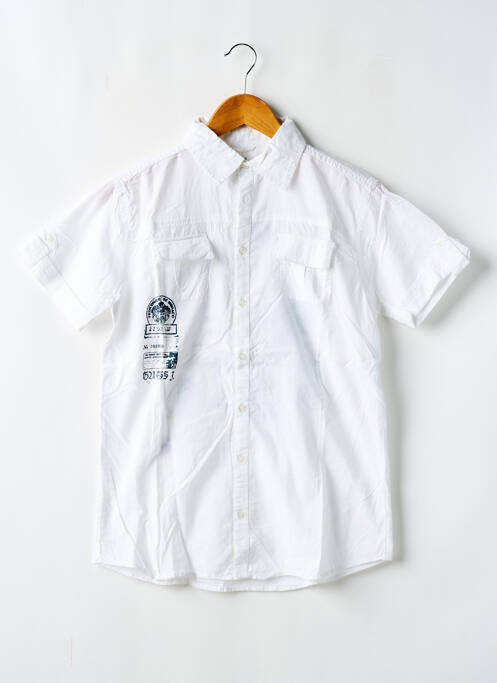 Chemise manches courtes blanc GUESS pour garçon