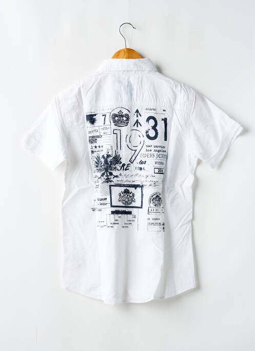 Chemise manches courtes blanc GUESS pour garçon