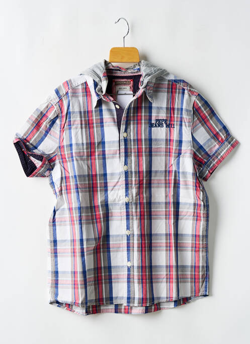 Chemise manches courtes rouge PEPE JEANS pour garçon