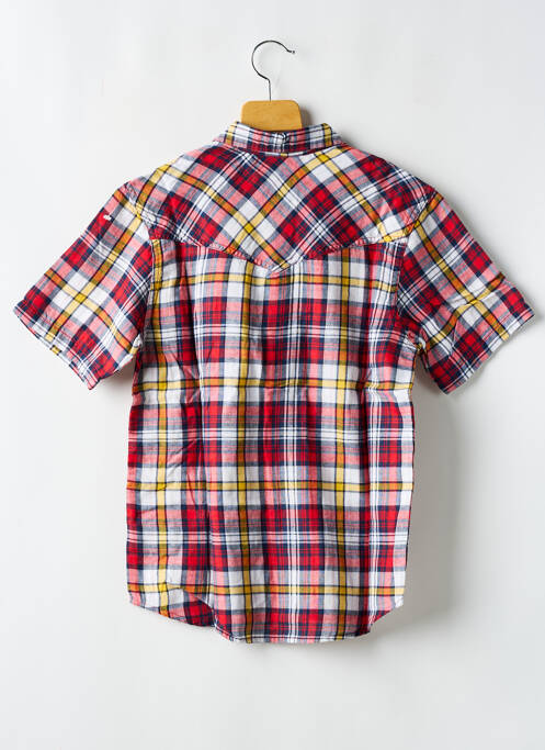 Chemise manches courtes rouge QUIKSILVER pour garçon