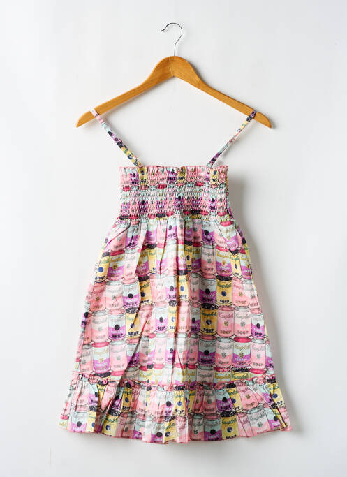 Robe mi-longue rose ANDY WARHOL BY PEPE JEANS pour fille