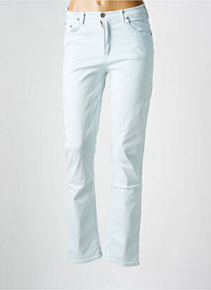 Pantalon slim tissage popeline bleu CIMARRON fille
