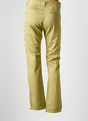 Pantalon chino taille basse taille basse vert LE TEMPS DES CERISES femme