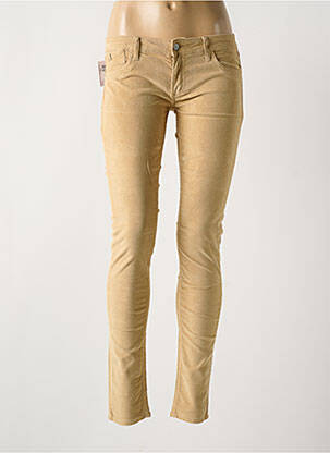 Pantalon slim poches beige LE TEMPS DES CERISES femme