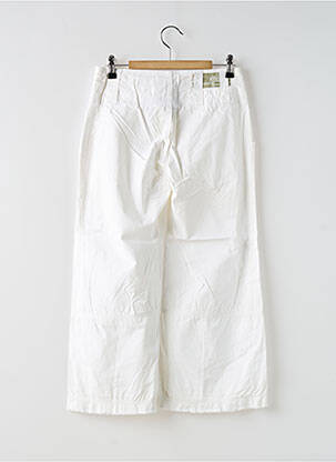 Pantacourt coupe droite blanc OXBOW femme