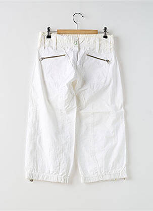 Pantacourt coupe droite blanc FREEMAN T.PORTER femme